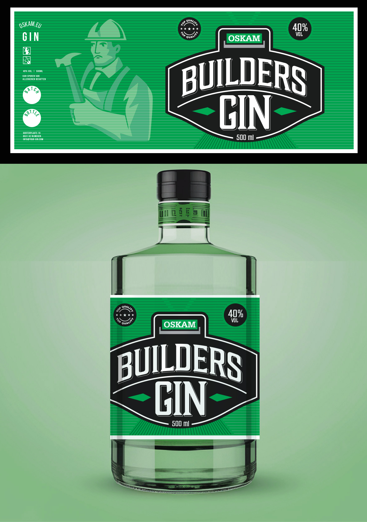 Label Design by aneskayirt for BOUWBEDRIJF OSKAM - BUNNIK B.V. | Design #34153930