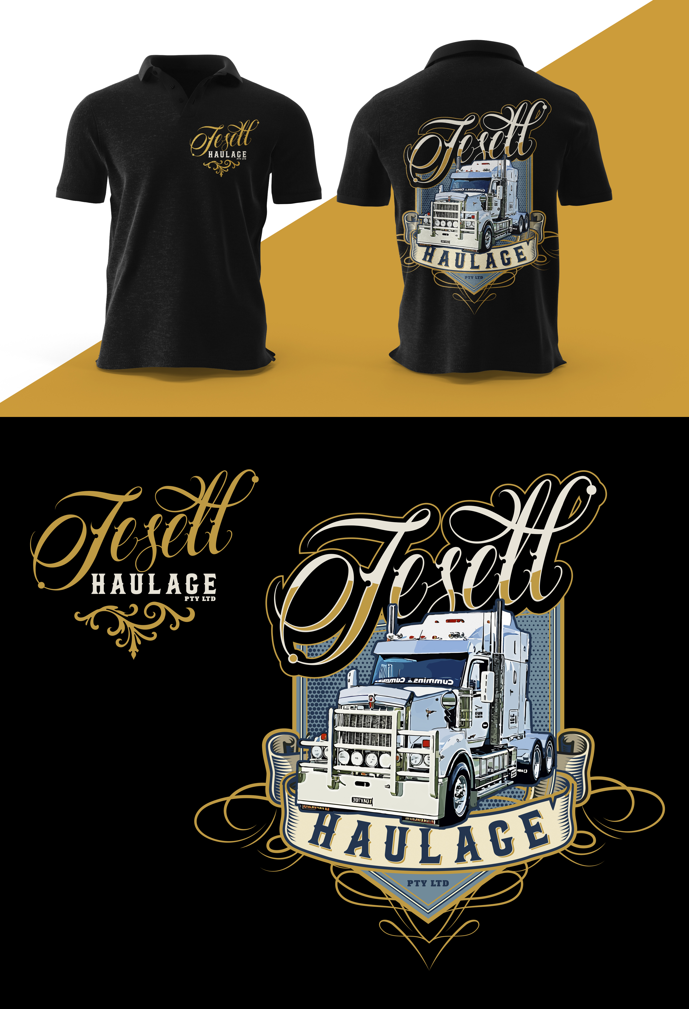 T-Shirt-Design von Jelena B für Jesell Haulage pty ltd | Design #34159007