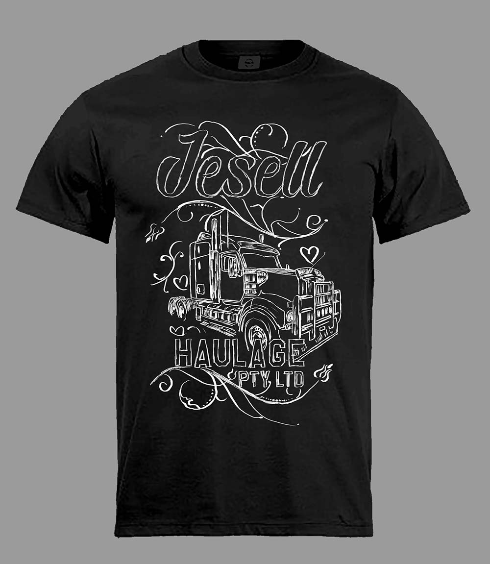 T-Shirt-Design von Johncina für Jesell Haulage pty ltd | Design #34220828