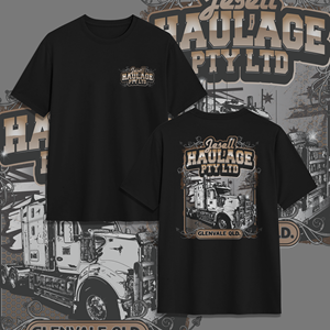 T-shirt Design by V FOUR Design for Jesell Haulage pty ltd | Design #34198557