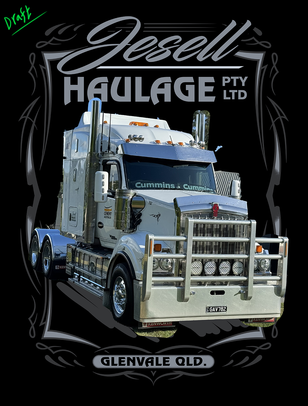 T-Shirt-Design von el_shekoo7 für Jesell Haulage pty ltd | Design #34160900