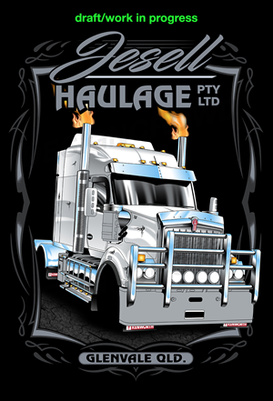 T-Shirt-Design von el_shekoo7 für Jesell Haulage pty ltd | Design: #34193907