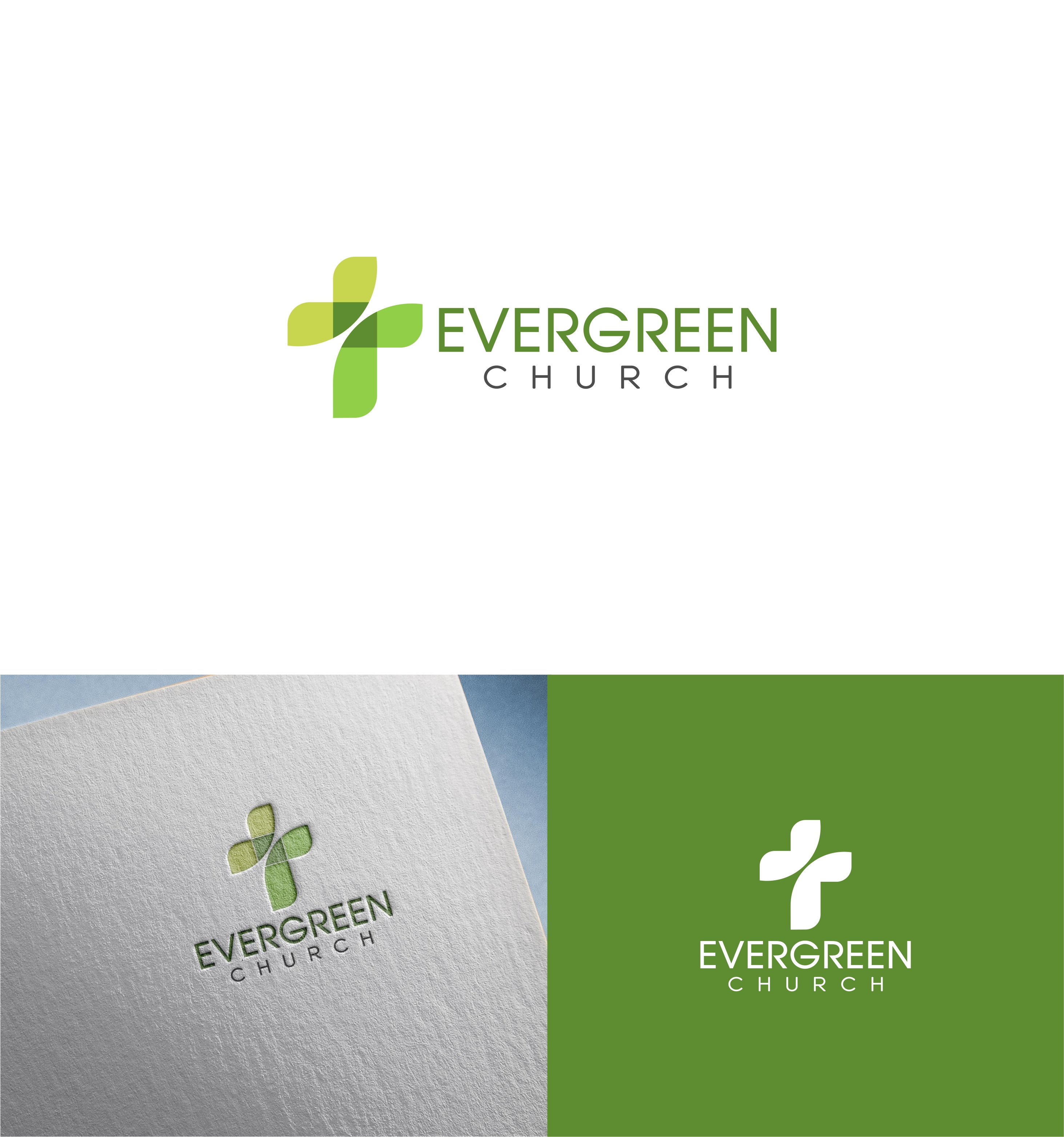 Logo Design by Joenet Jayawarna for Evergreen Church | Design #34188958