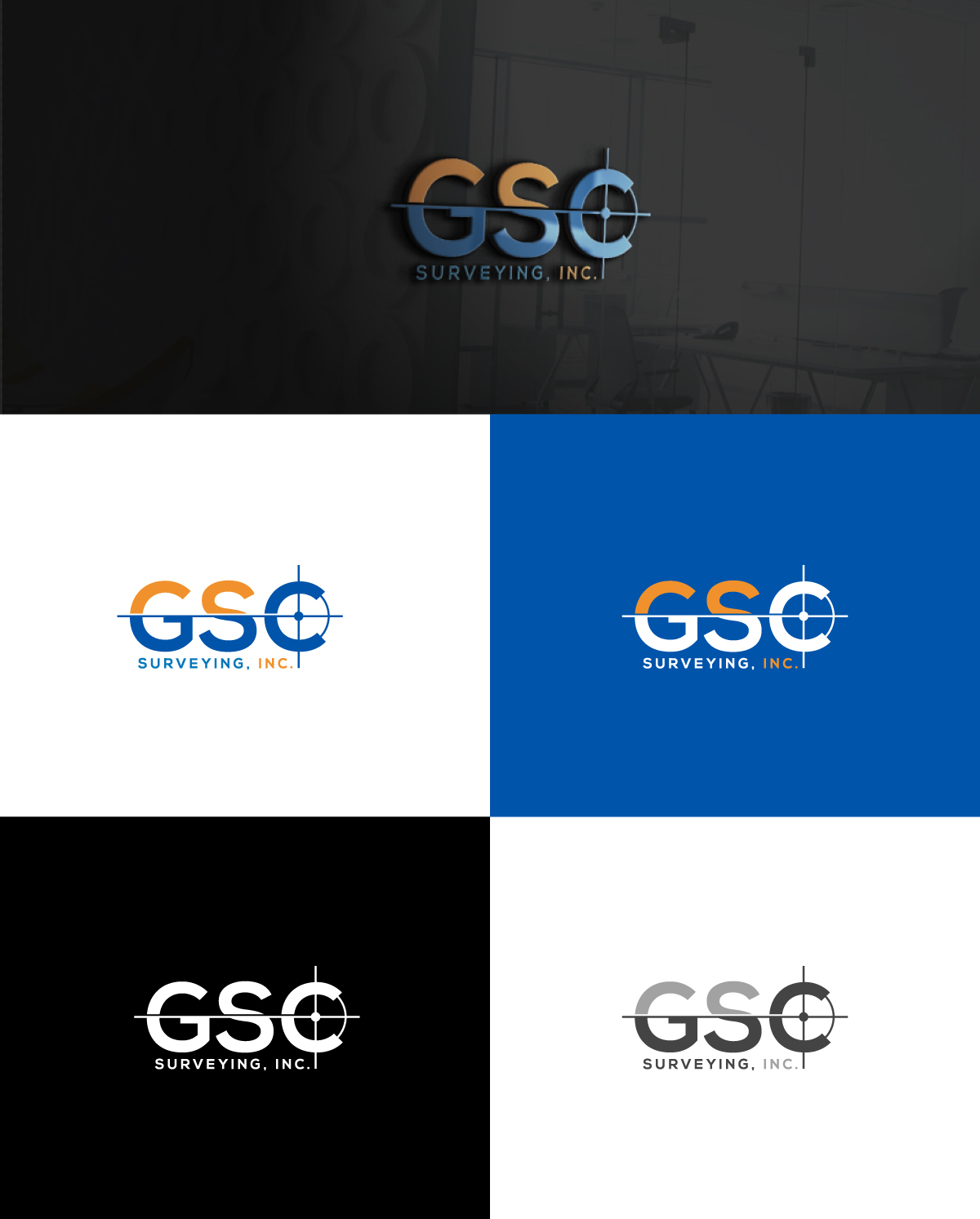 Logo Design by jonkonrad for GSC Surveying, Inc. | Design #34158765