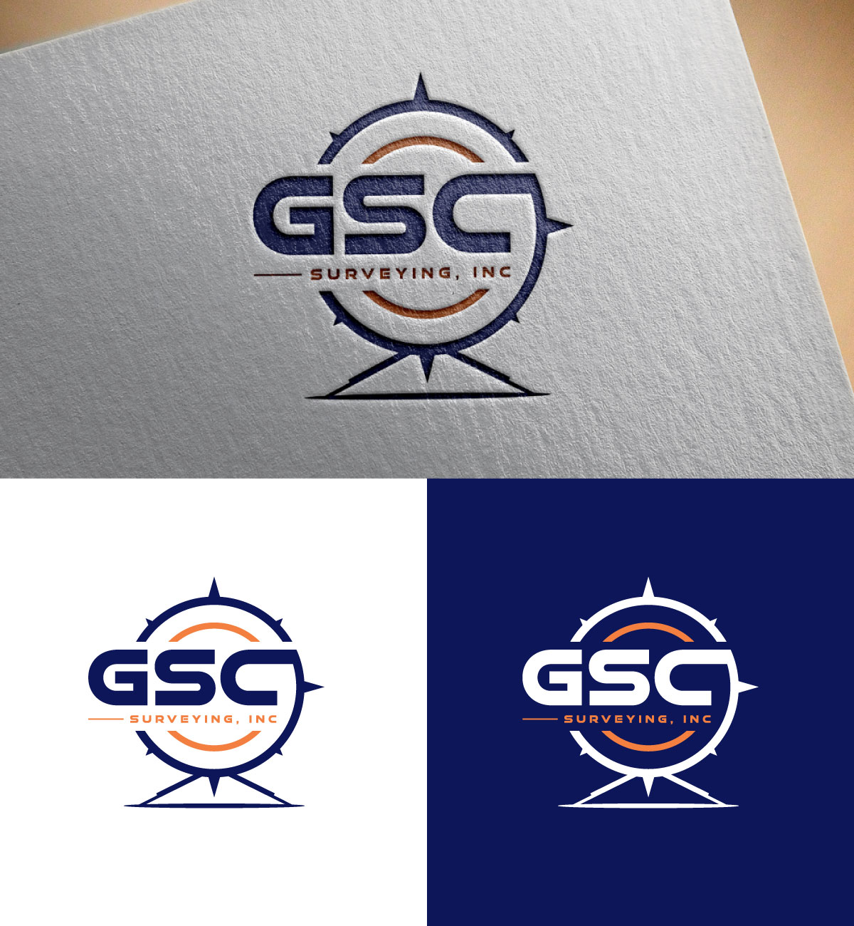 Logo Design by RS_Design for GSC Surveying, Inc. | Design #34166614