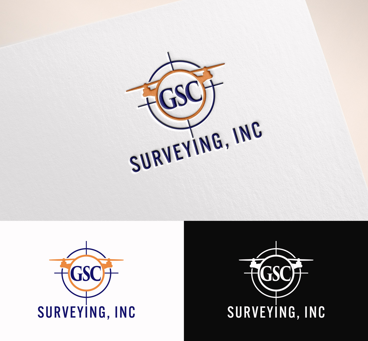 Logo Design by M Art & Design for GSC Surveying, Inc. | Design #34158101