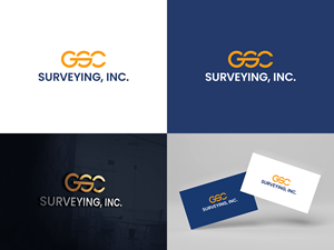 Logo Design by COLOUR CREATIVE for GSC Surveying, Inc. | Design: #34180807