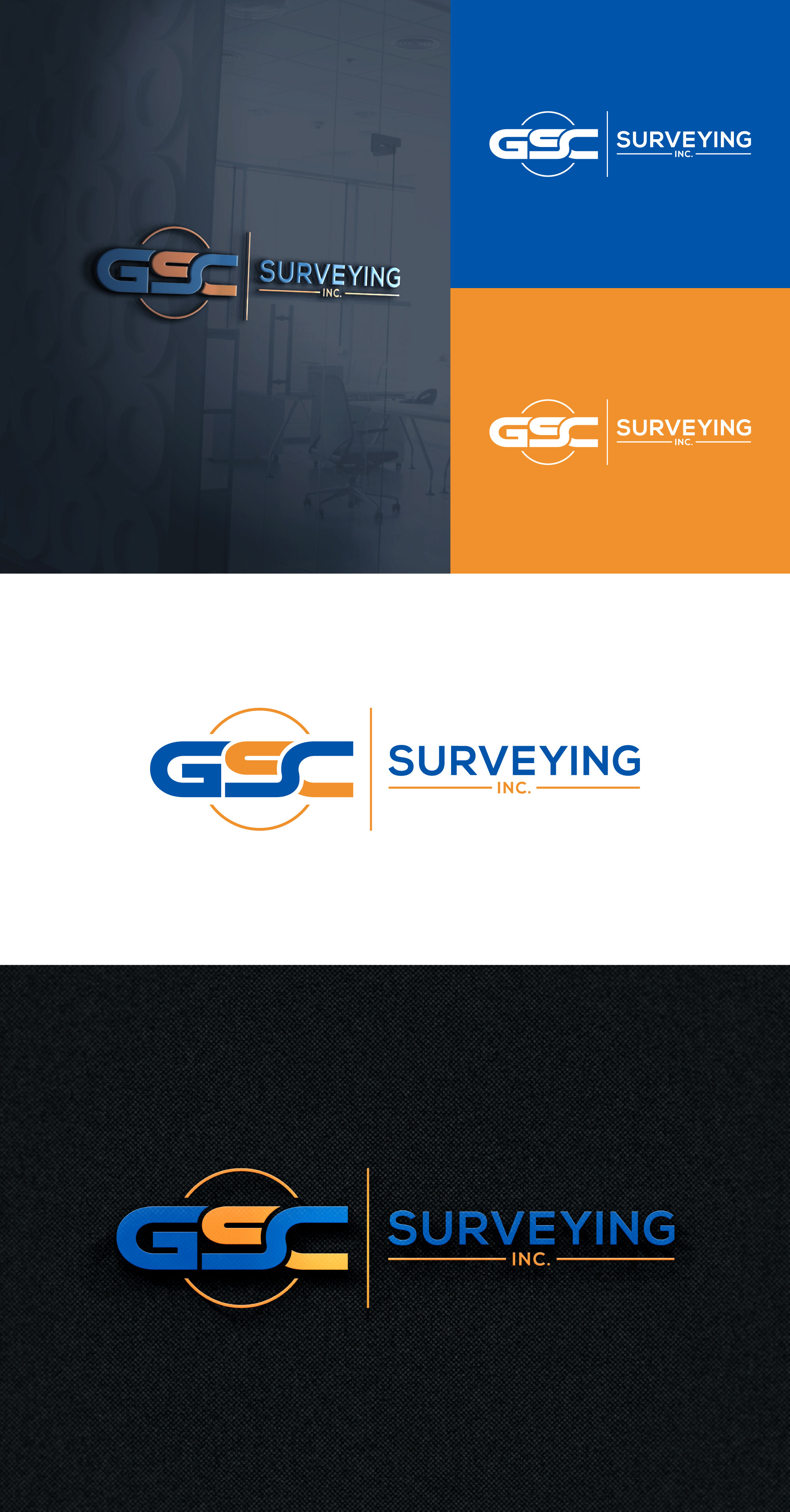 Logo Design by Rafi007008 for GSC Surveying, Inc. | Design: #34157224