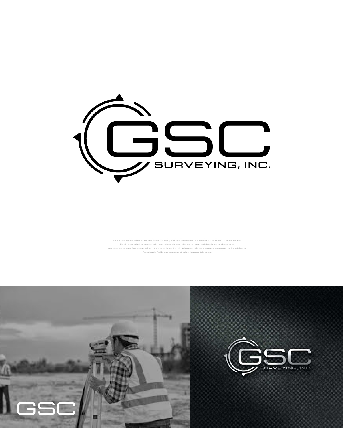 Logo Design by apik. for GSC Surveying, Inc. | Design #34154474