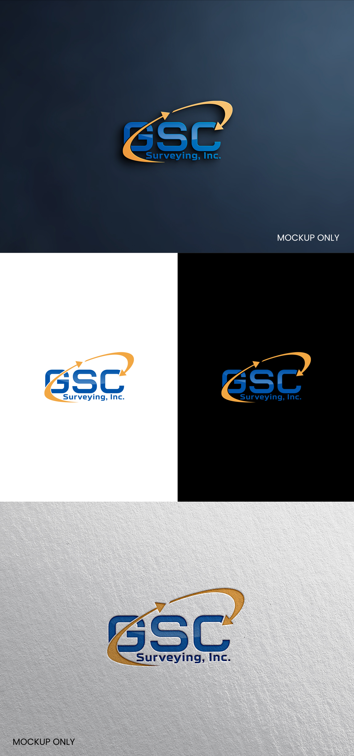 Logo Design by SL Designer for GSC Surveying, Inc. | Design #34162382