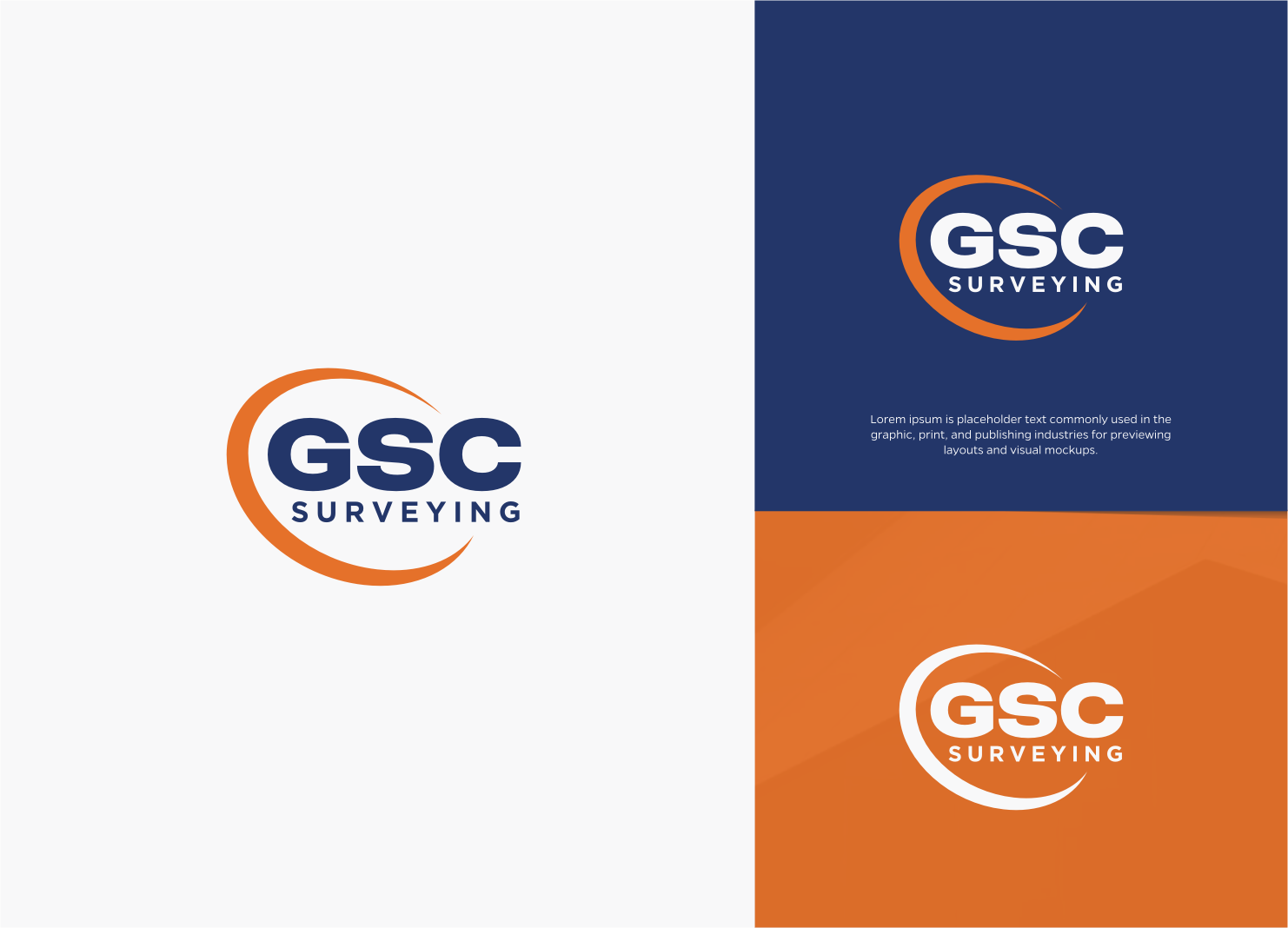 Logo Design by CKS d e s i g n for GSC Surveying, Inc. | Design #34174218