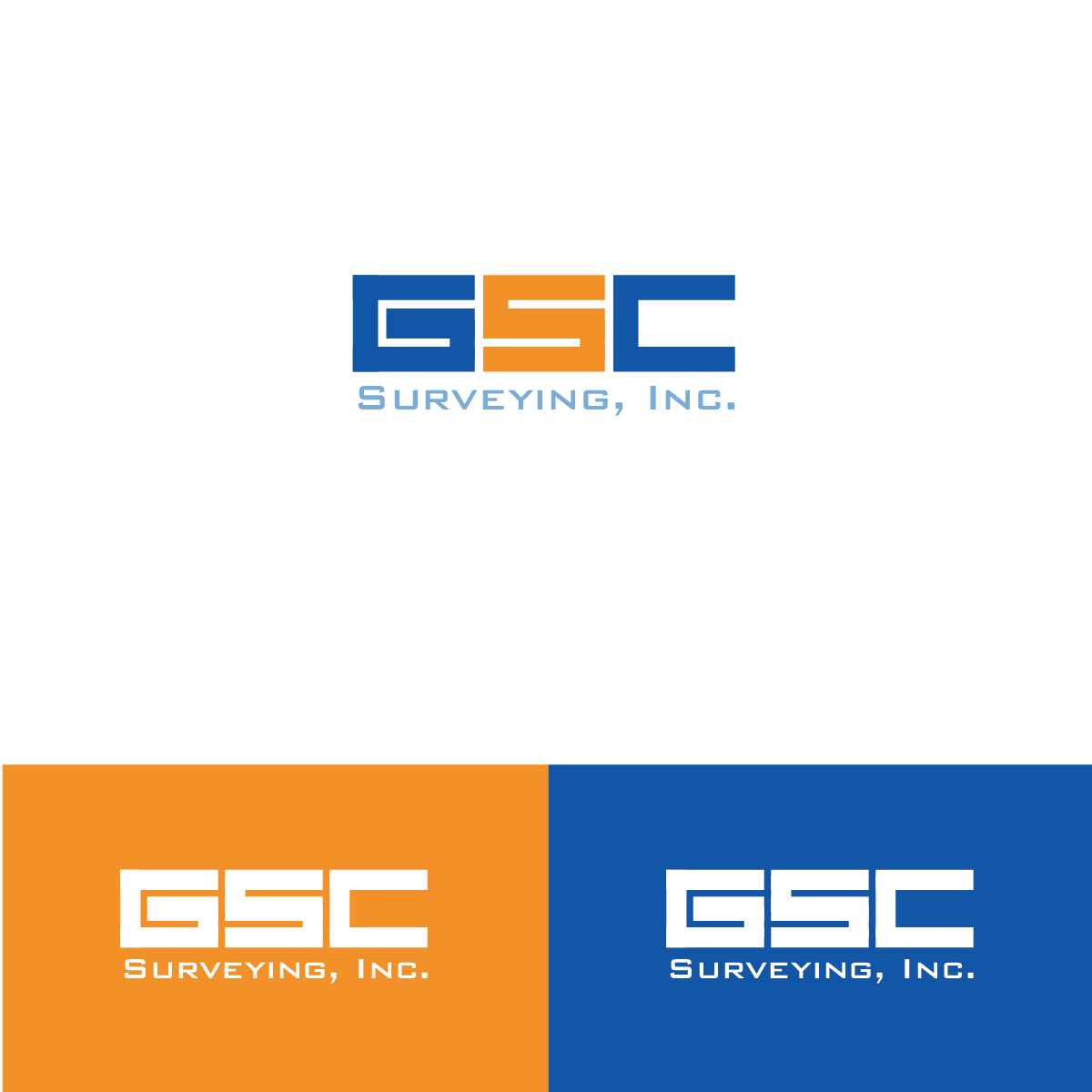 Logo Design by Maxo-Biz for GSC Surveying, Inc. | Design #34157650