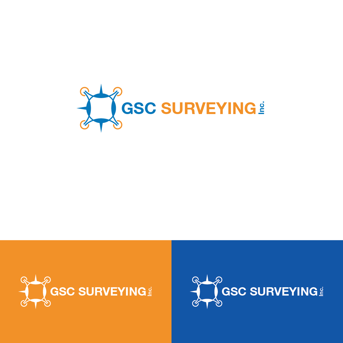 Logo Design by Maxo-Biz for GSC Surveying, Inc. | Design #34157653