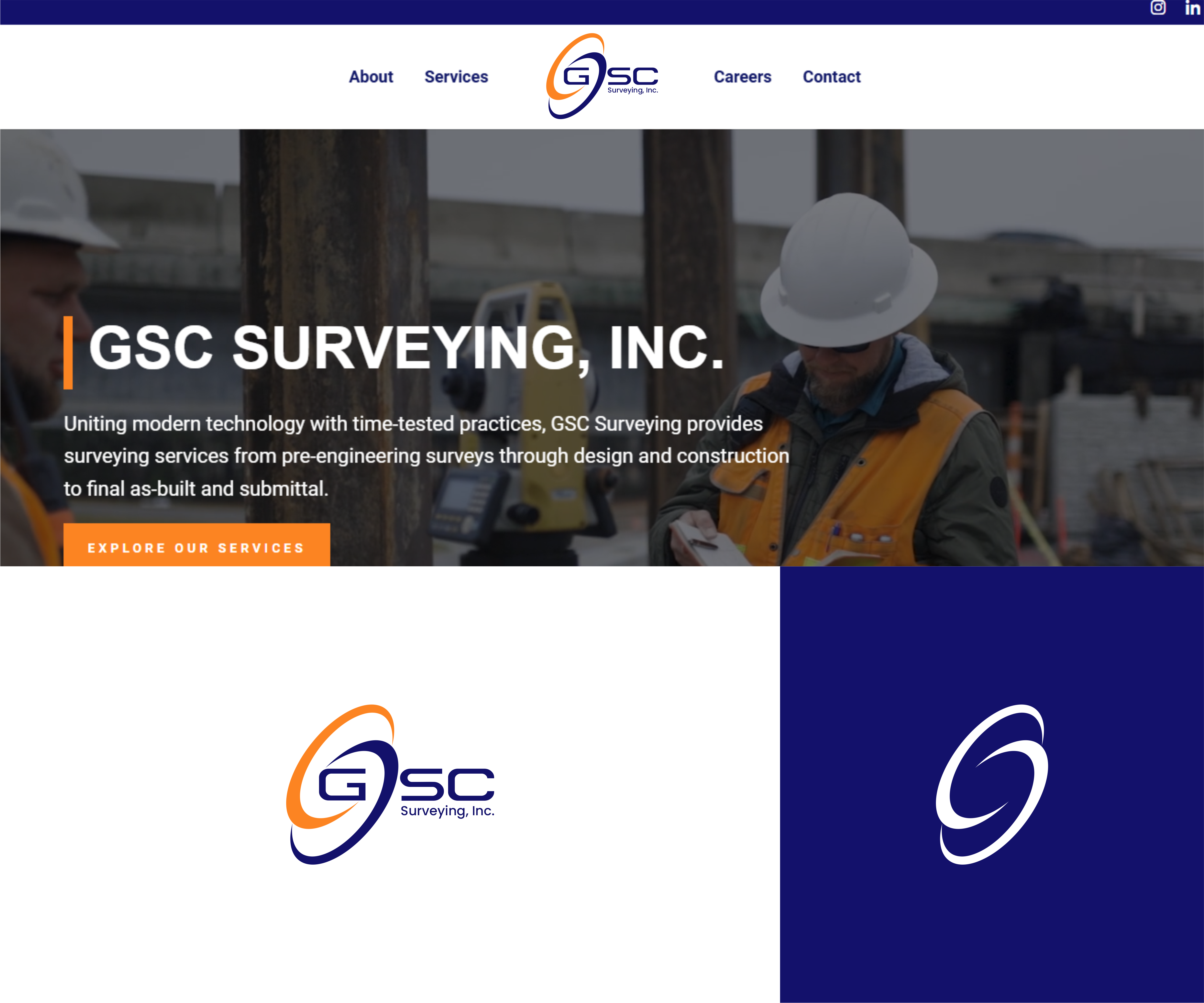 Logo Design by soriyeee for GSC Surveying, Inc. | Design #34170148