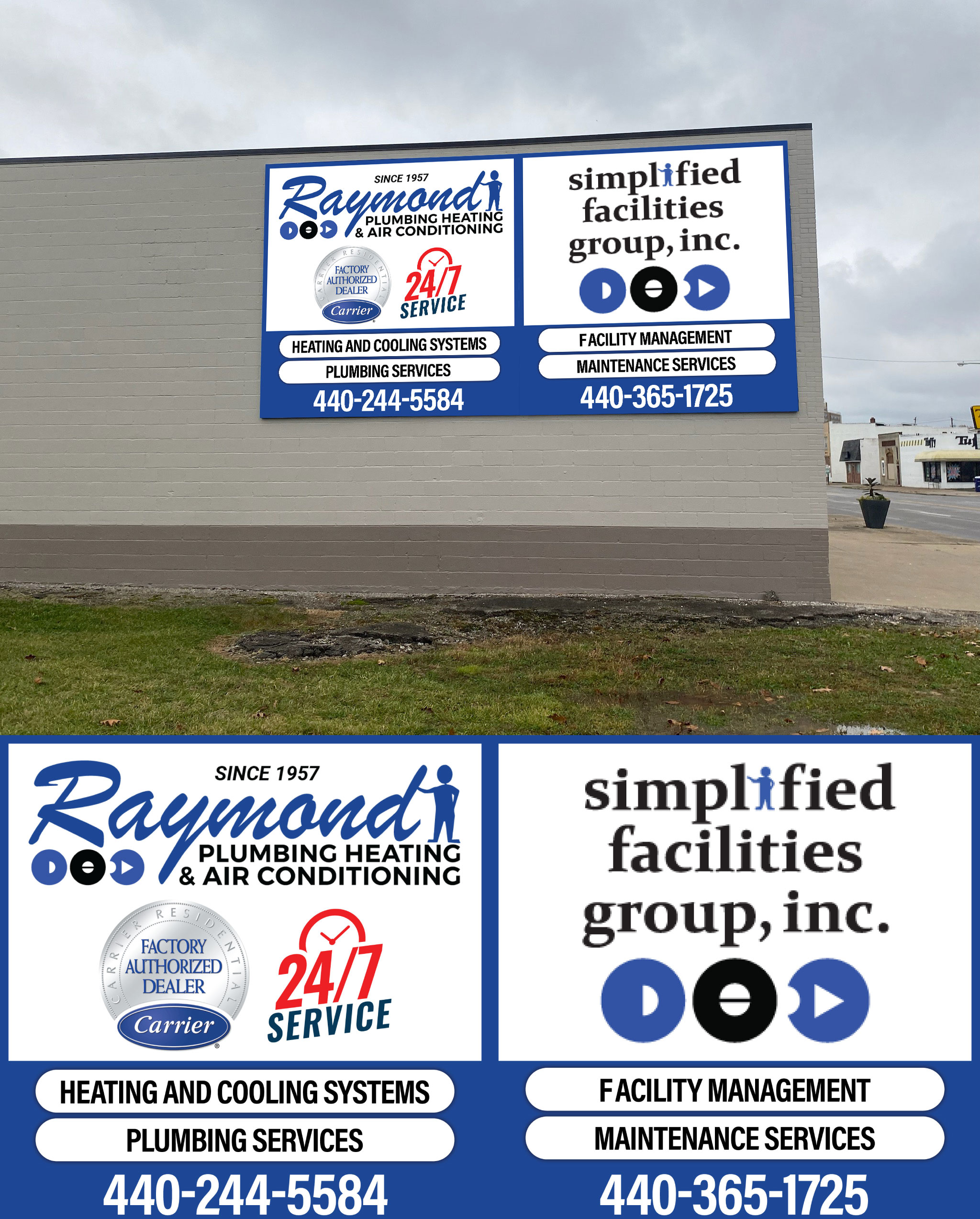 Schilder-Design von Designz Zone für Simplified Facilities Group, Inc. | Design #34166991