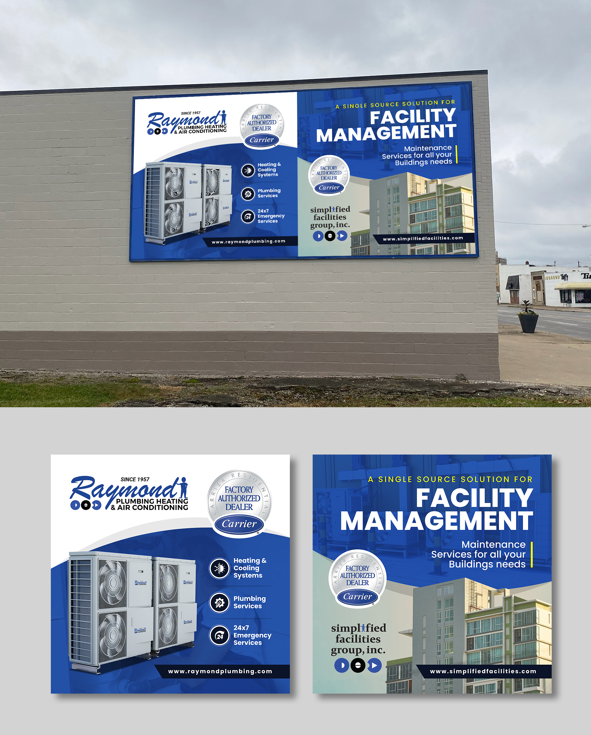 Schilder-Design von debdesign für Simplified Facilities Group, Inc. | Design #34183653