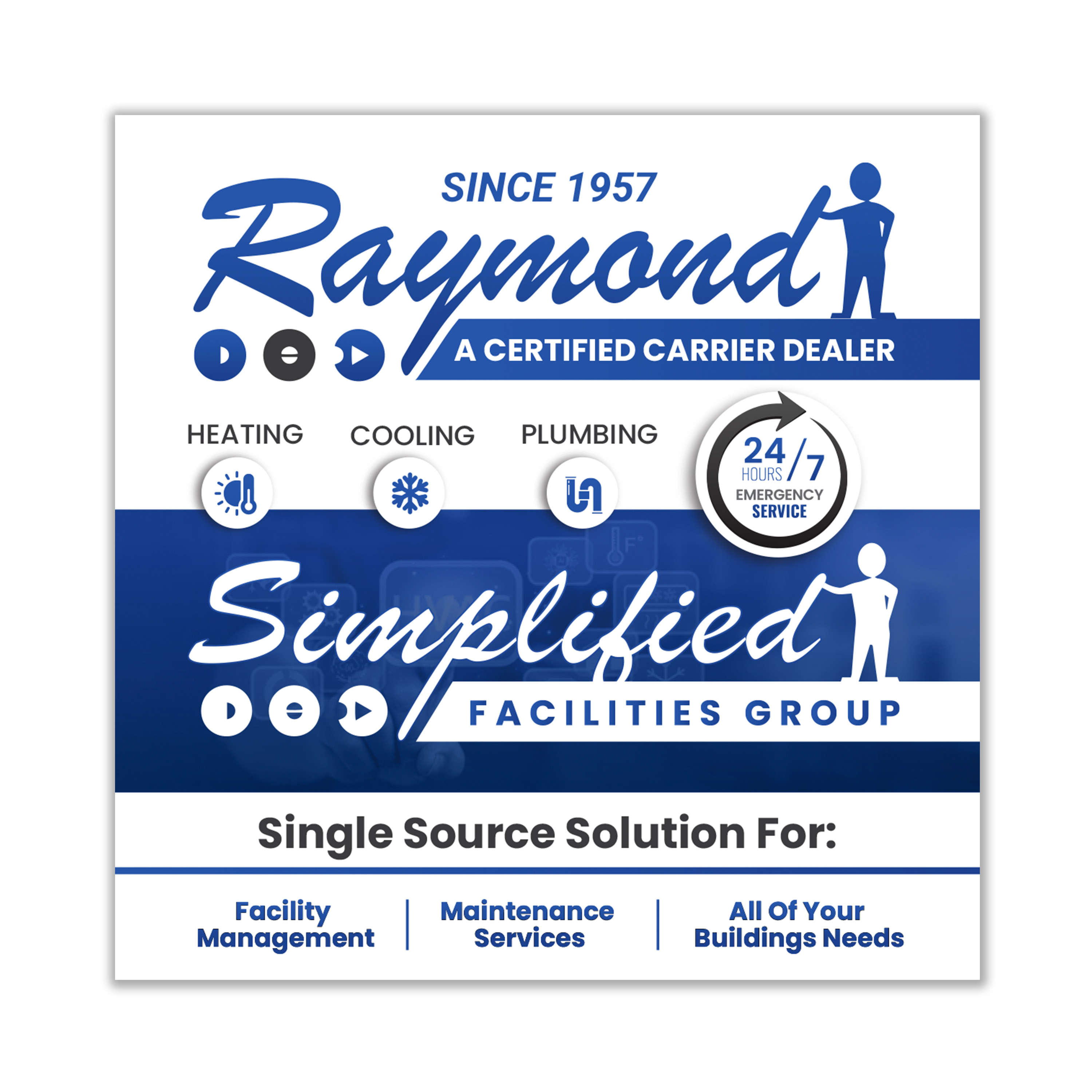 Signage Design by SAI DESIGNS for Simplified Facilities Group, Inc. | Design #34195670