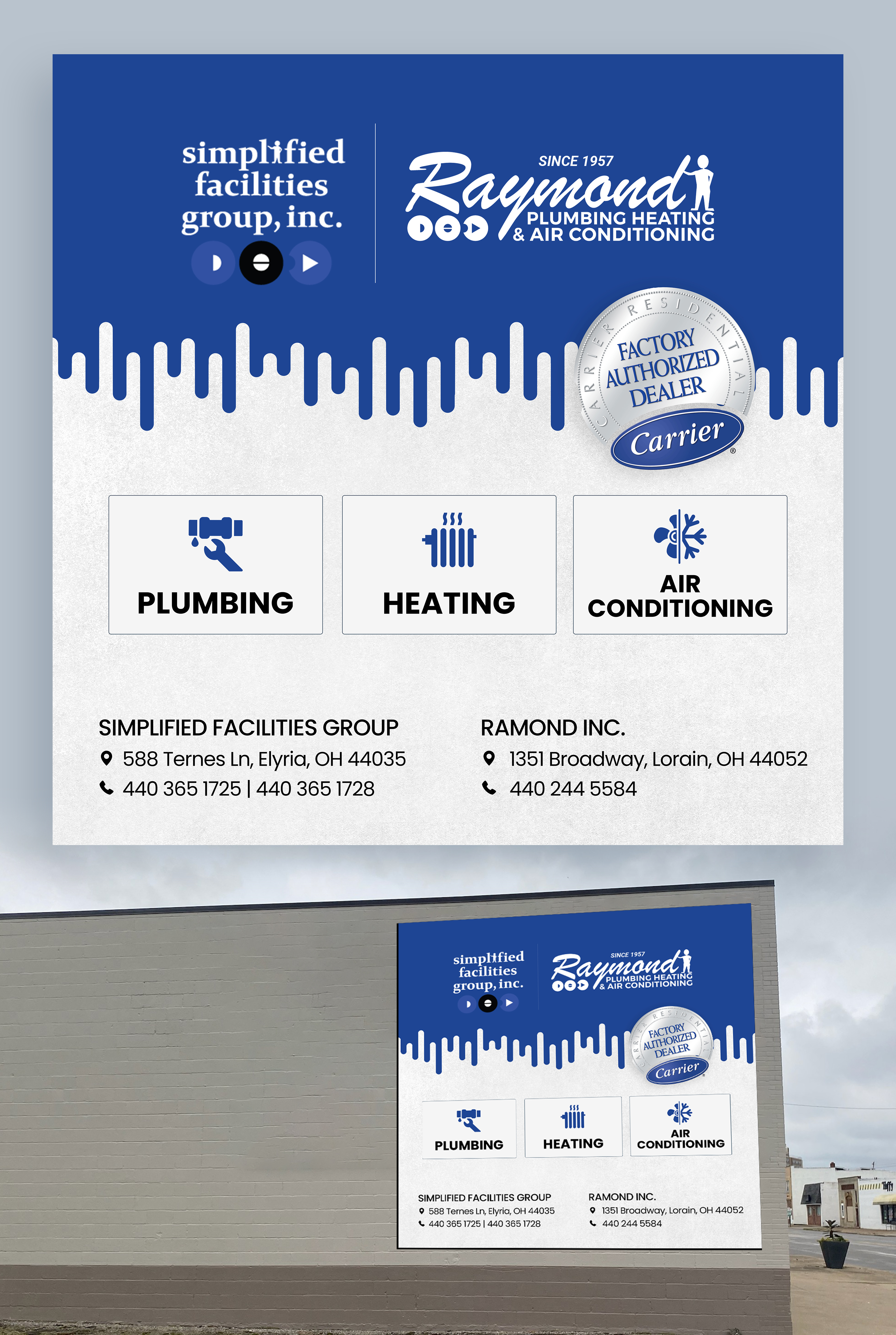 Signage Design by Graphic Guy for Simplified Facilities Group, Inc. | Design #34165552