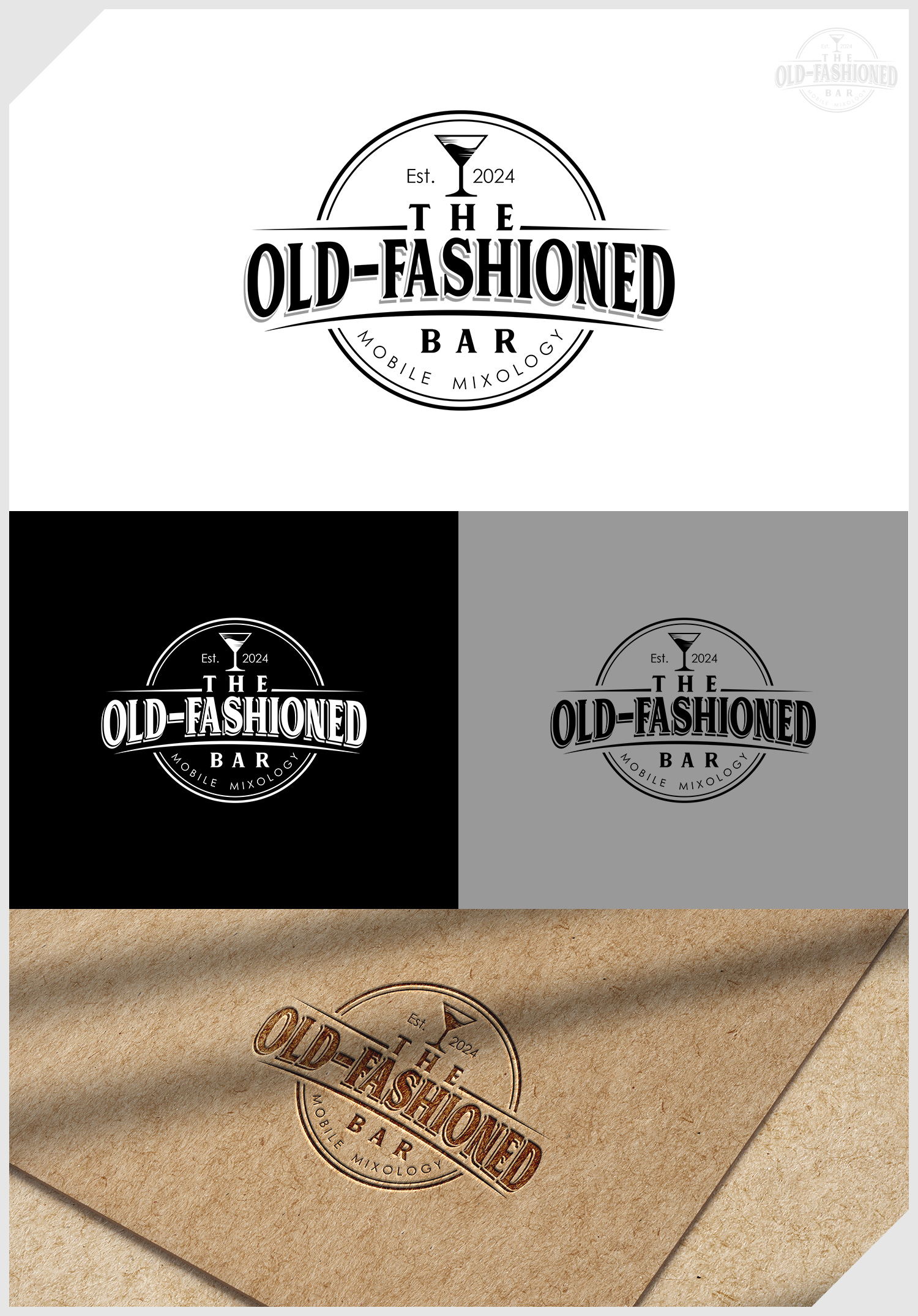 Logo Design by IDesign1606 for The Old-Fashioned Bar | Design #34189994