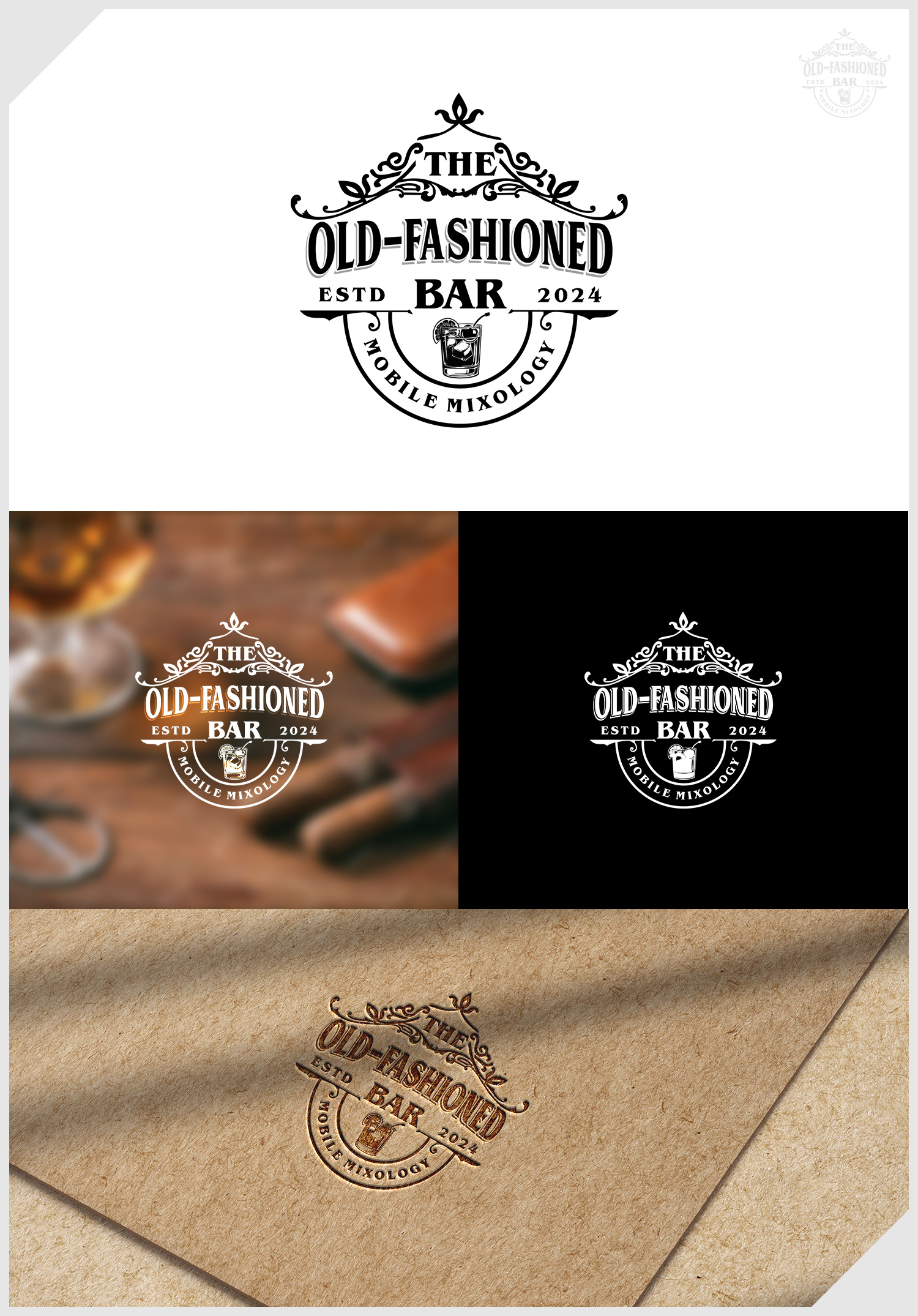 Logo Design by IDesign1606 for The Old-Fashioned Bar | Design #34194203