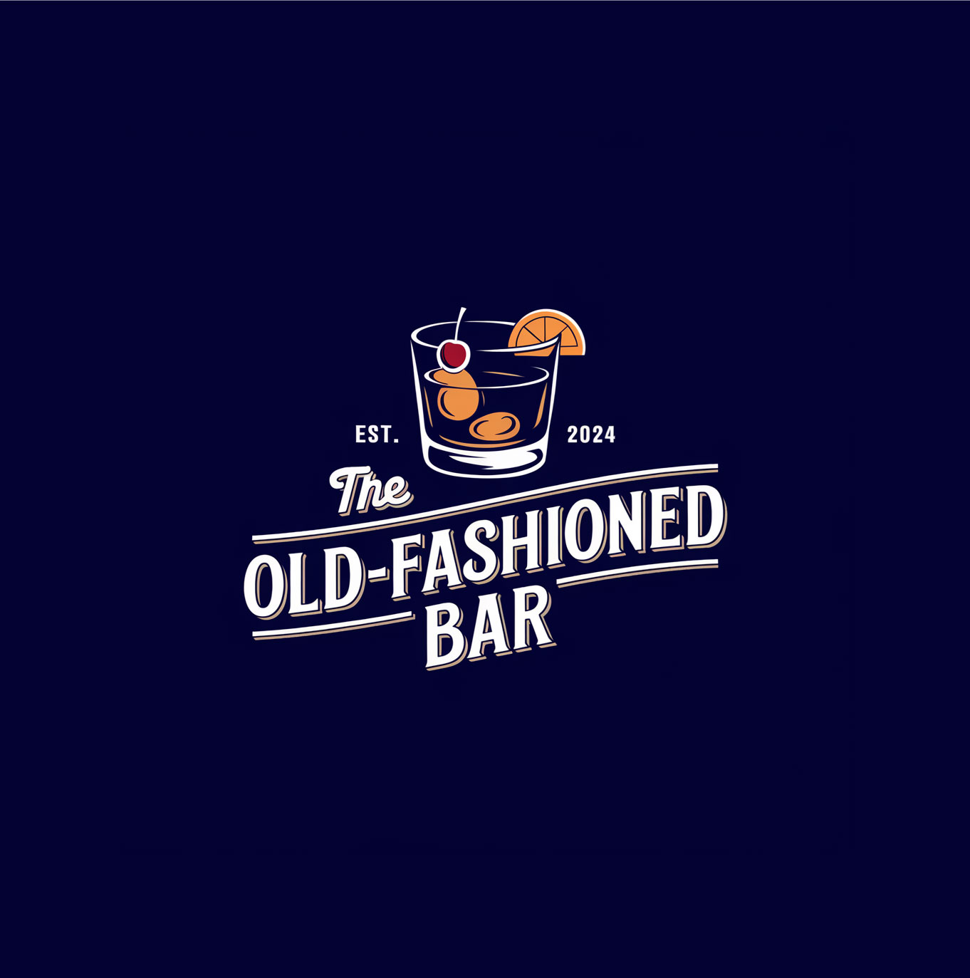 Logo Design by Christopher C for The Old-Fashioned Bar | Design #34190655