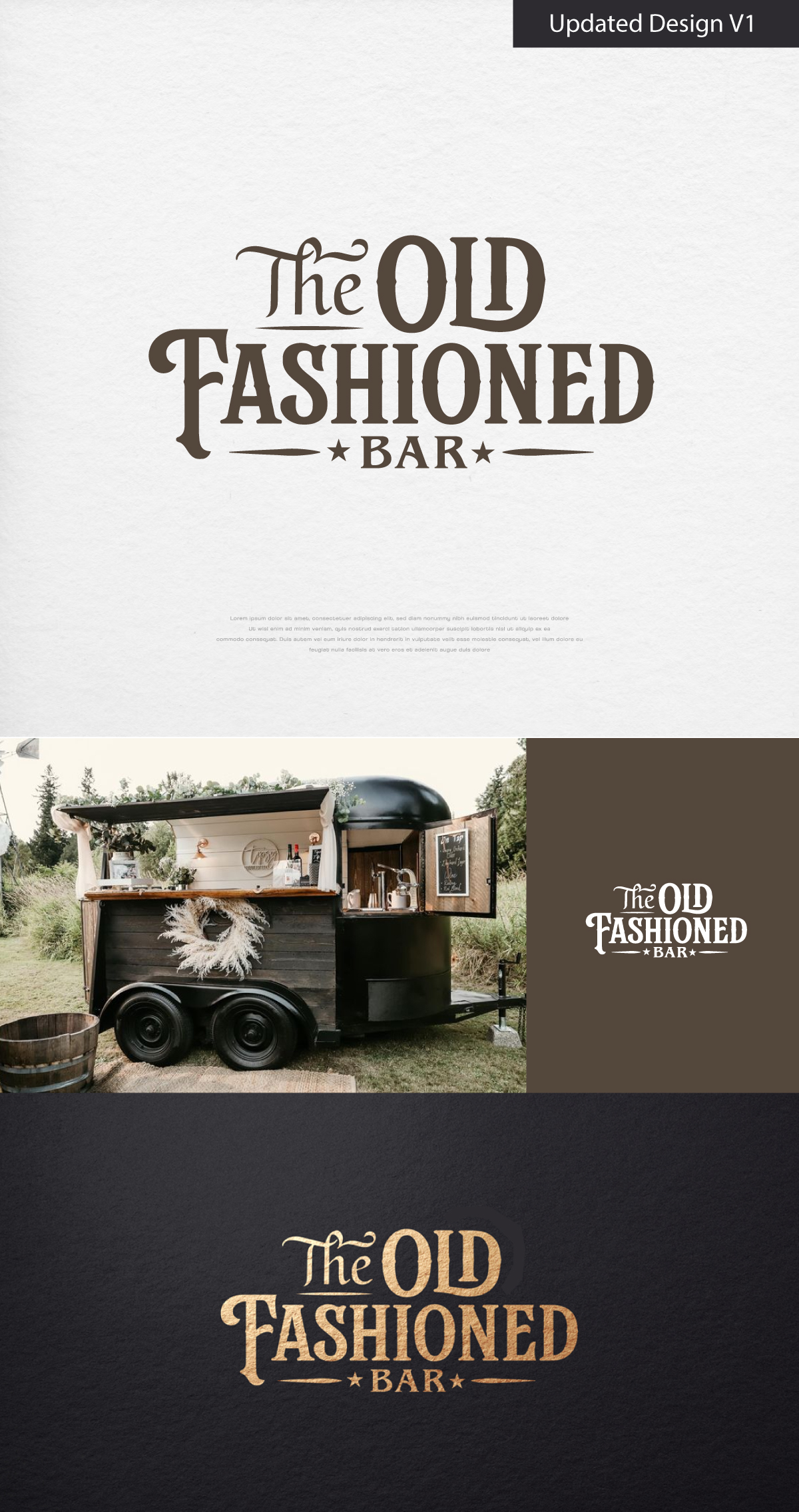 Logo Design by apik. for The Old-Fashioned Bar | Design #34180683