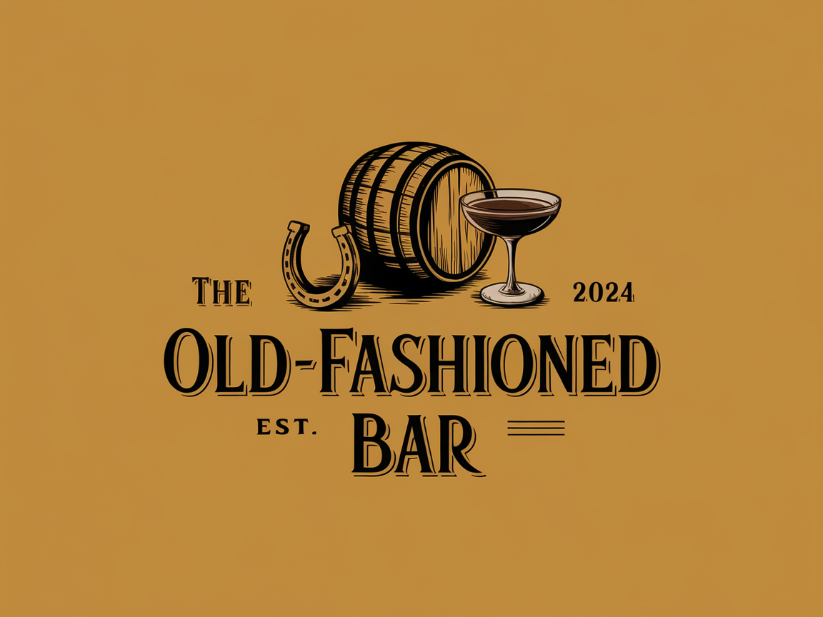 Logo-Design von riya08 für The Old-Fashioned Bar | Design #34206669