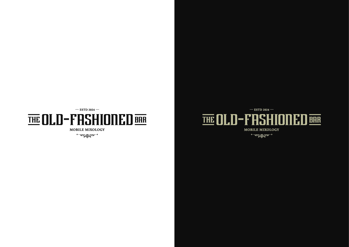 Logo Design by The Marble Peach for The Old-Fashioned Bar | Design #34189547
