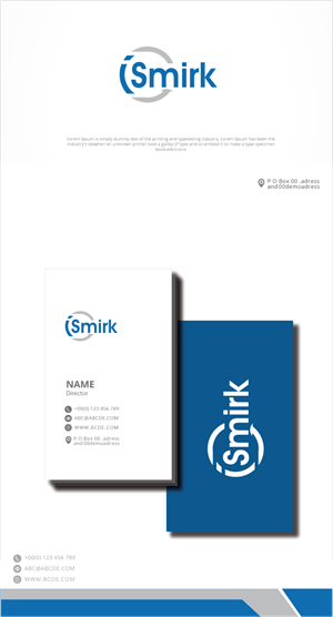 Logo Design by zebronicgraphic for iSmirk | Design: #34180733