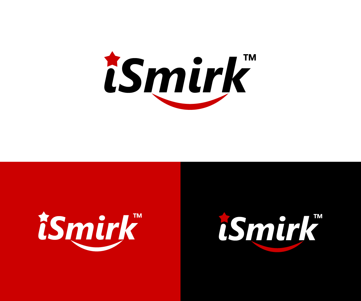 Diseño de Logo por AlphabetZero.co.uk para iSmirk | Diseño #34186792