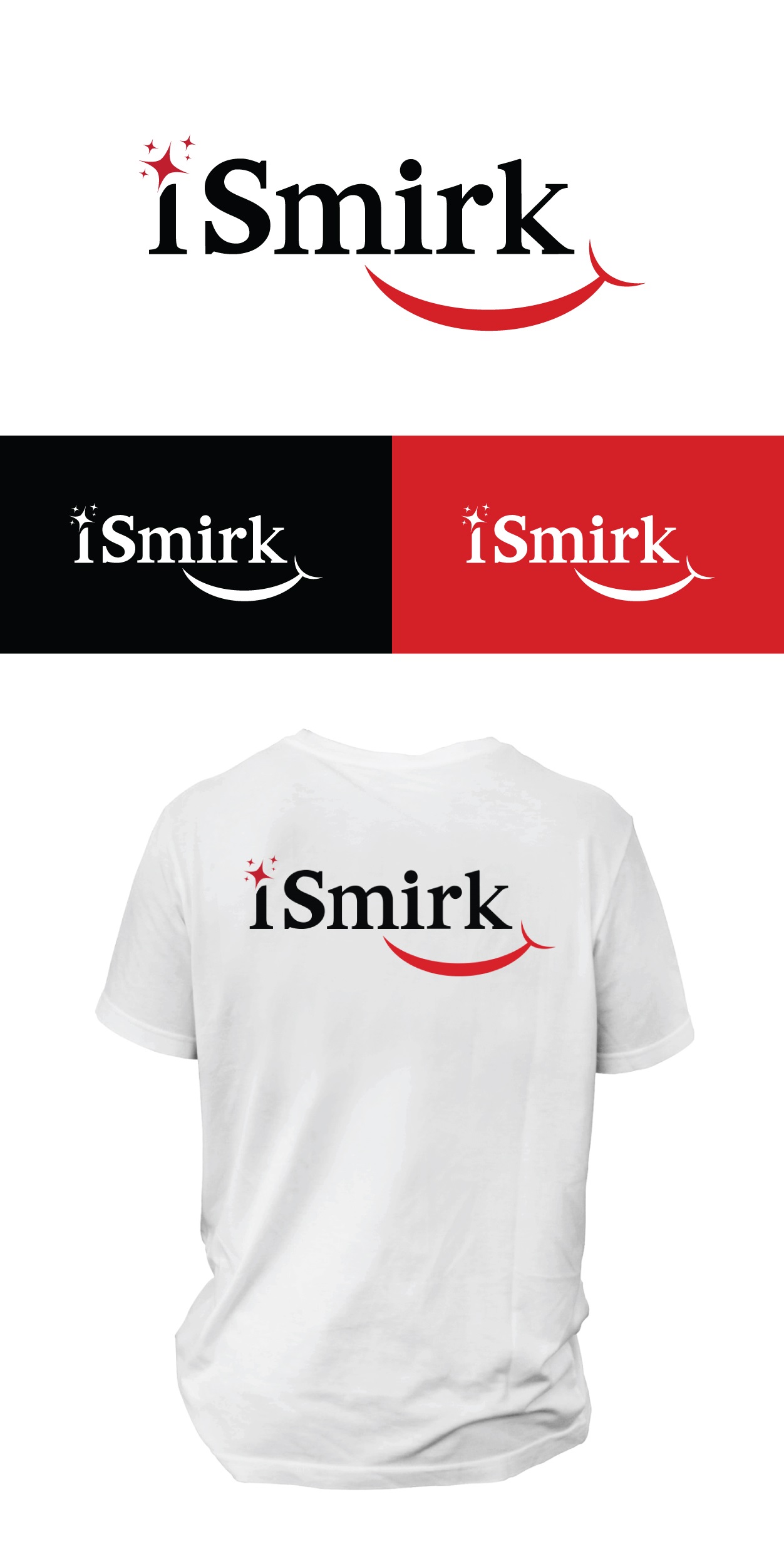 Logo Design by HAREESH (Creative Graphic Designer) for iSmirk | Design #34180324