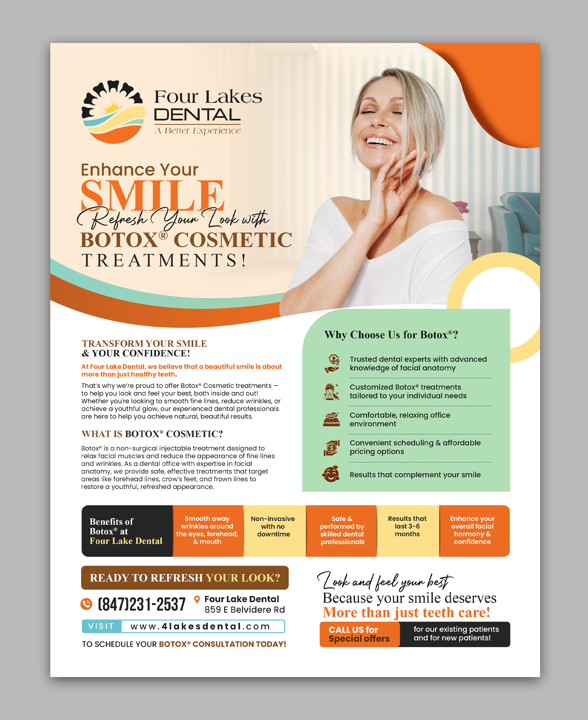 Flyer Design by debdesign for four lakes dental | Design #34186759