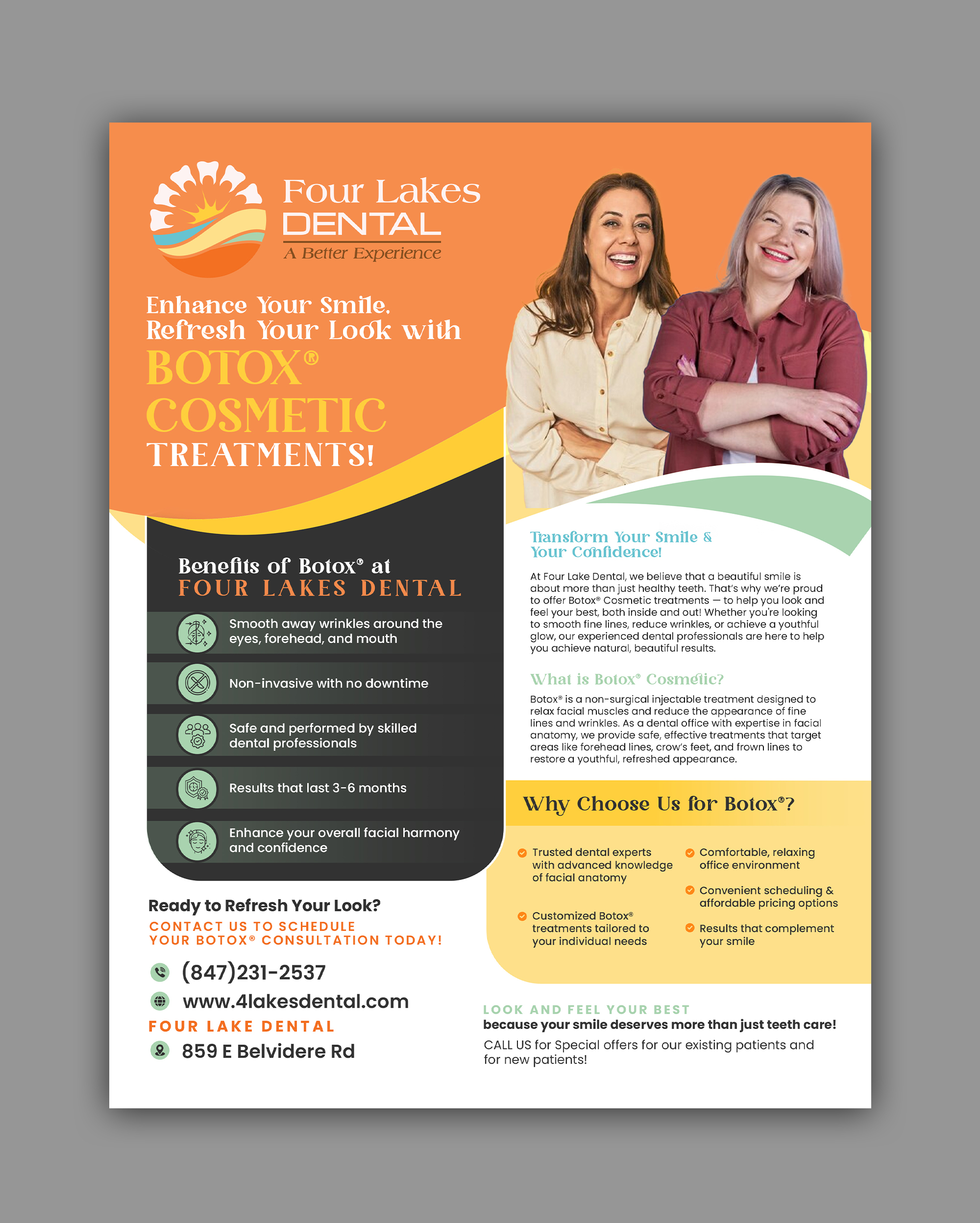 Flyer-Design von debdesign für four lakes dental | Design #34186876