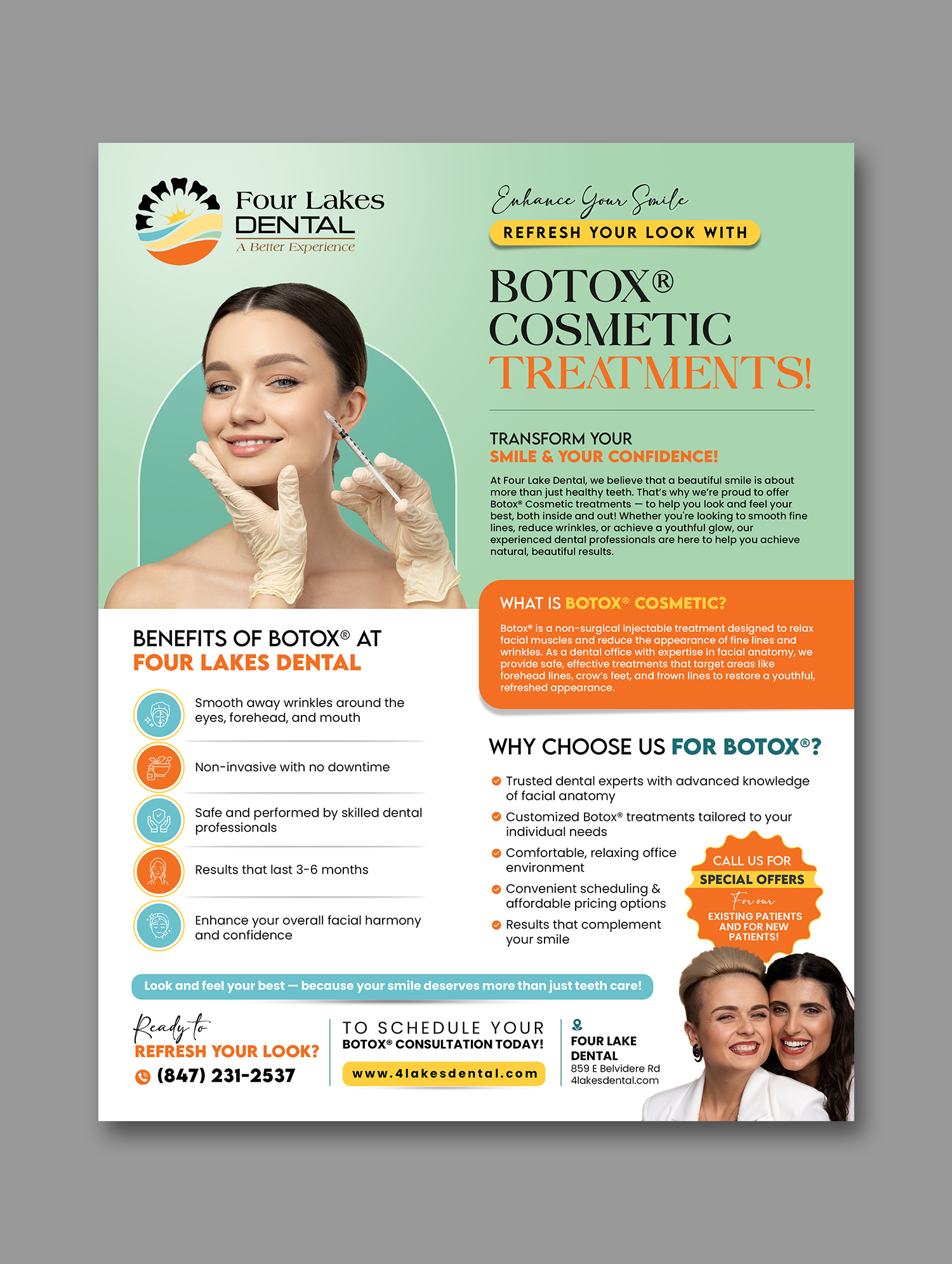 Flyer Design by debdesign for four lakes dental | Design #34187288