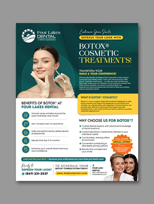 Flyer Design by debdesign for four lakes dental | Design: #34187290