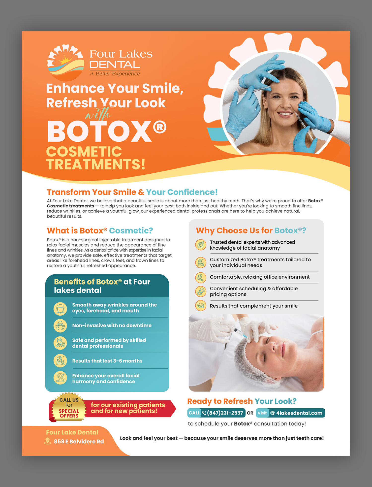 Flyer Design by debdesign for four lakes dental | Design #34187304
