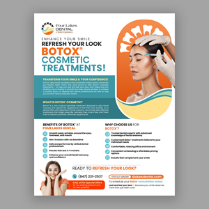 Flyer Design by debdesign for four lakes dental | Design: #34187698