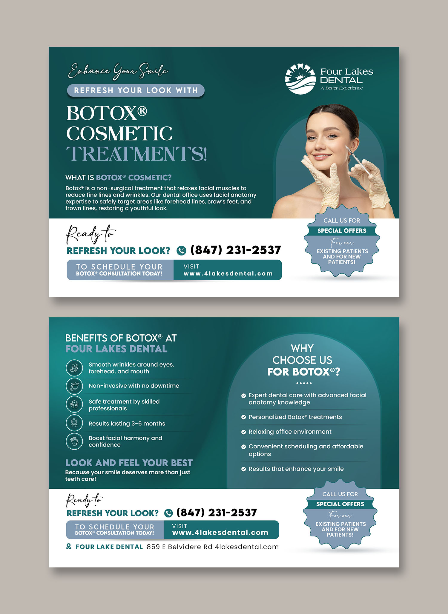 Flyer Design by debdesign for four lakes dental | Design: #34227381