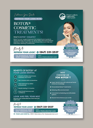 Flyer Design by debdesign for four lakes dental | Design: #34227381