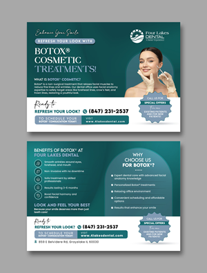 Flyer Design by debdesign for four lakes dental | Design: #34234955
