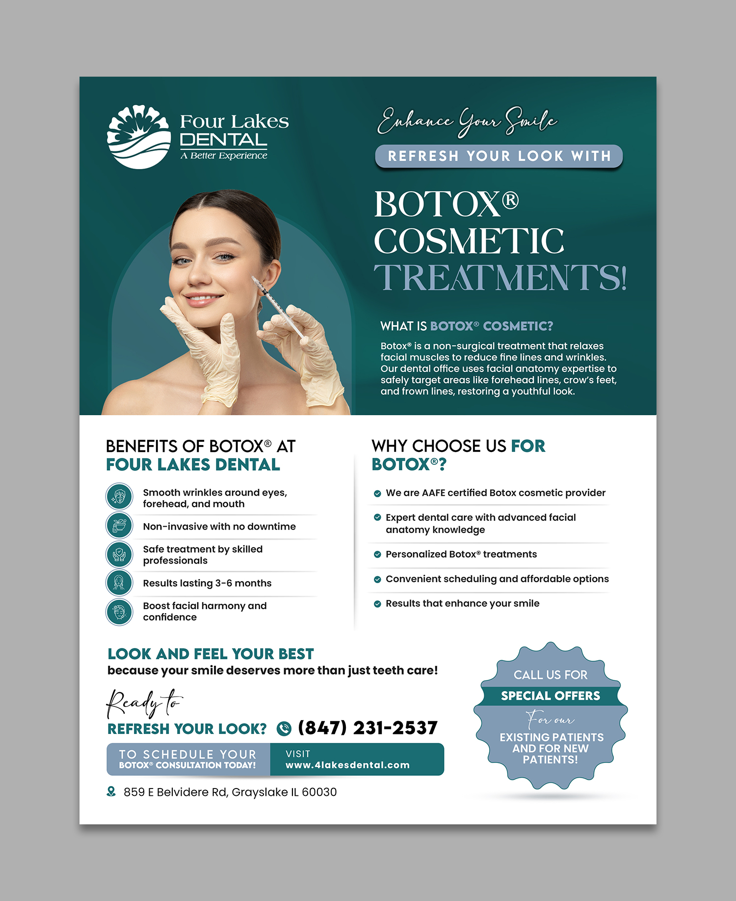 Flyer Design by debdesign for four lakes dental | Design #34263885