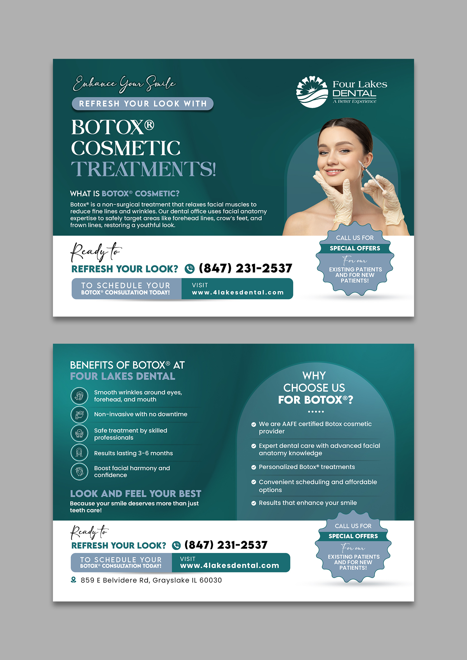 Flyer Design by debdesign for four lakes dental | Design #34263886