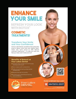 Flyer Design by 3Guys for four lakes dental | Design: #34207178