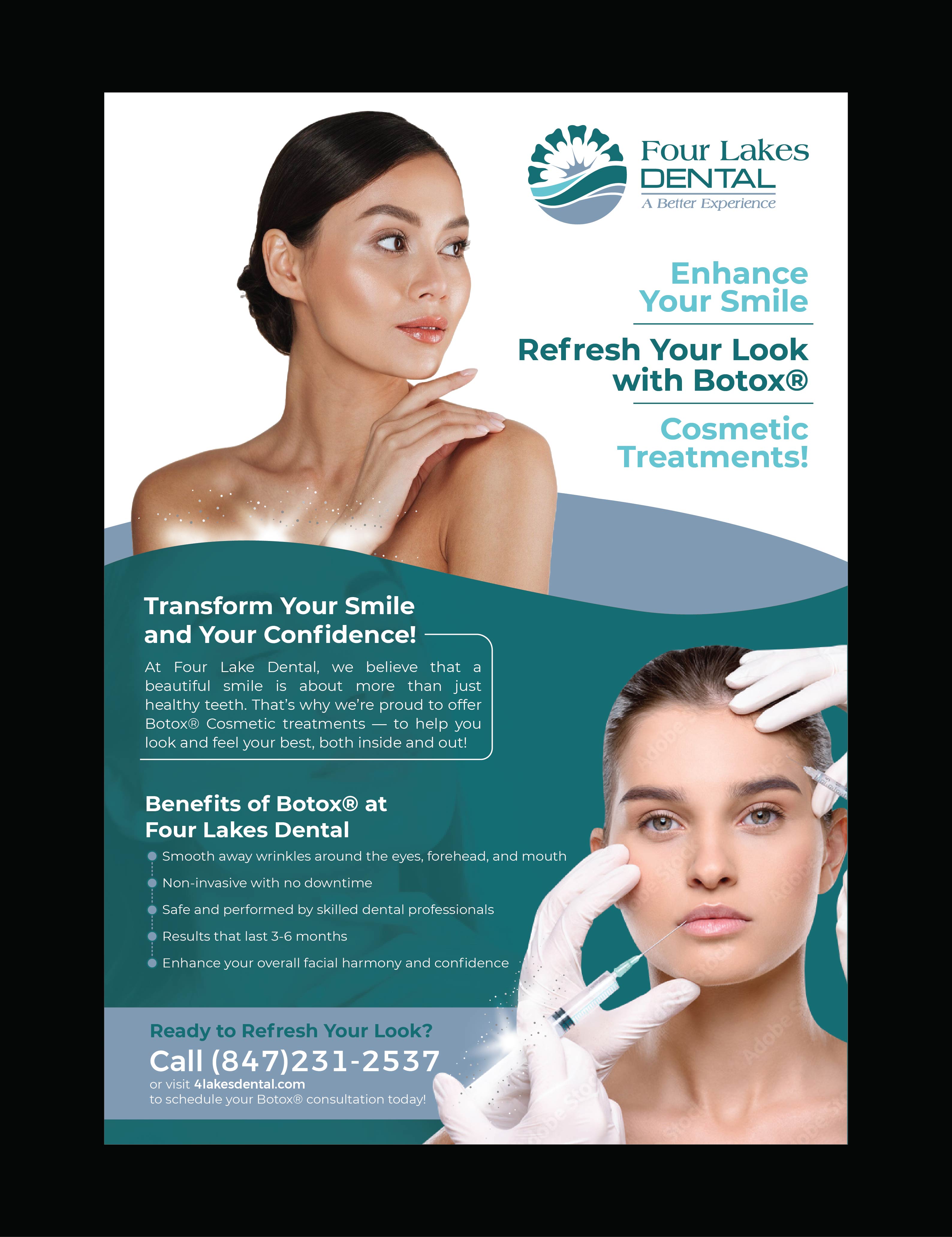 Flyer Design by 3Guys for four lakes dental | Design #34211168
