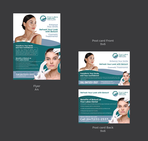 Flyer Design by 3Guys for four lakes dental | Design: #34225510