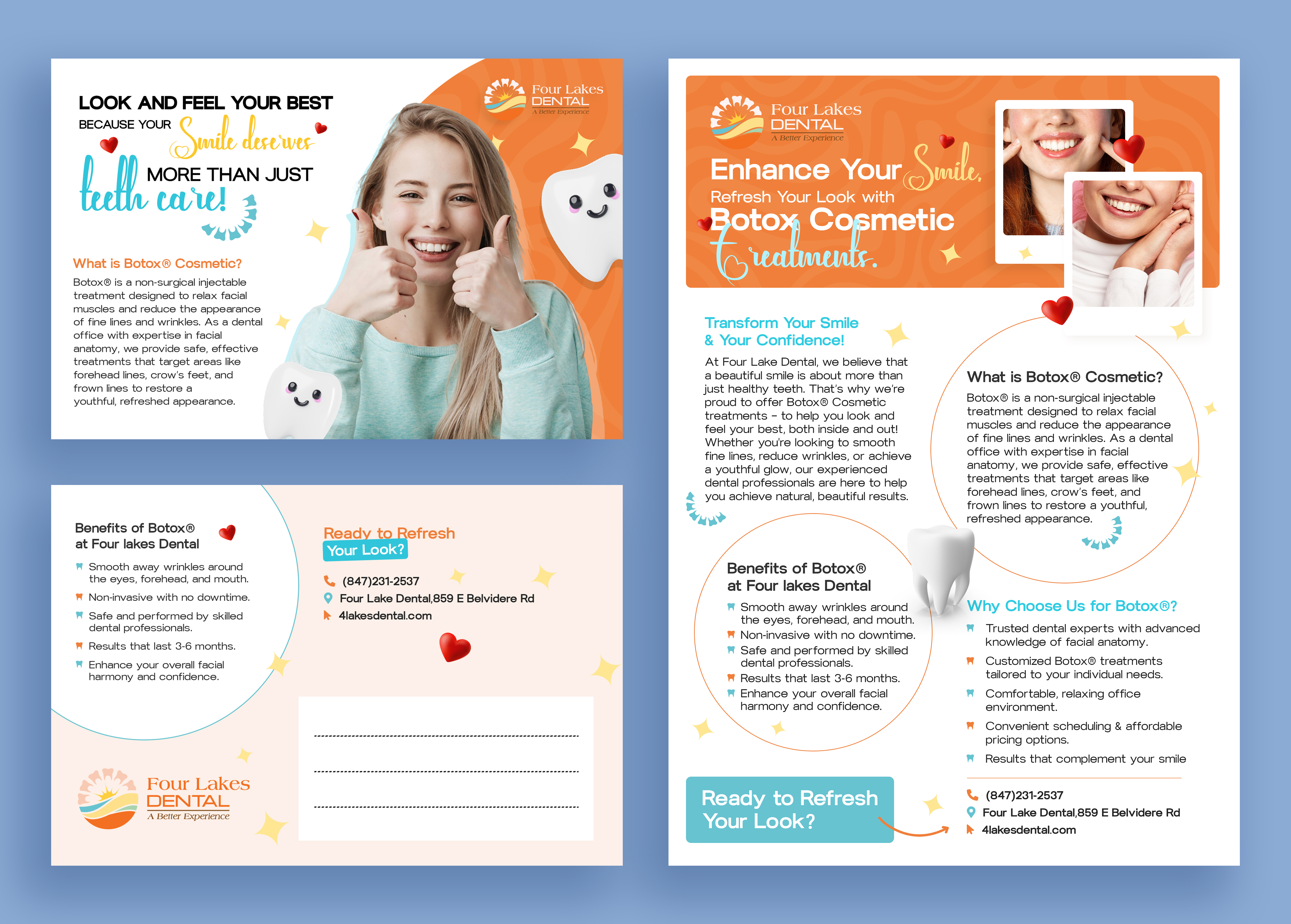 Flyer Design by Graphic Guy for four lakes dental | Design #34196605