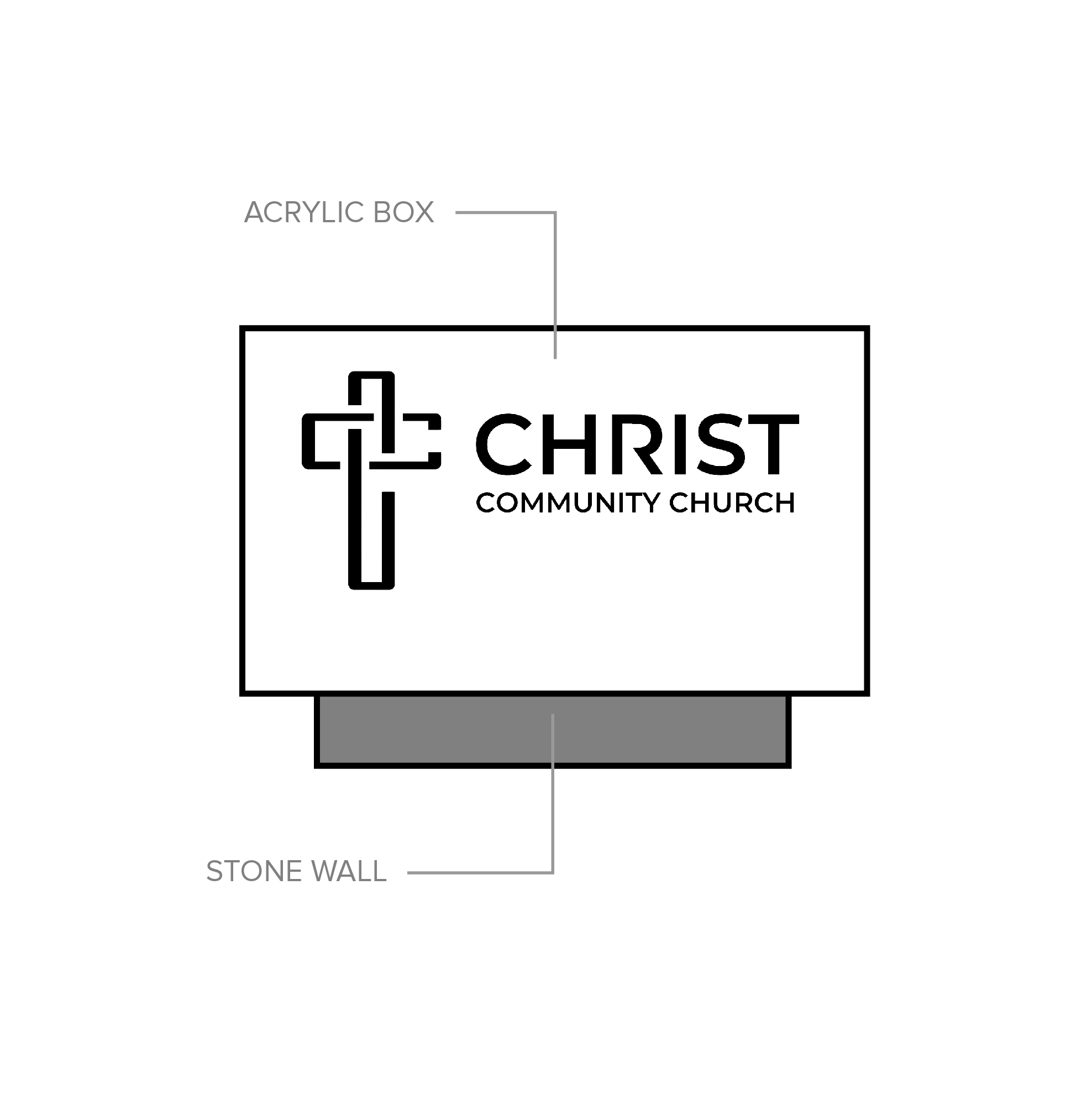 Signage Design by WATER ROCK for this project | Design #34188352