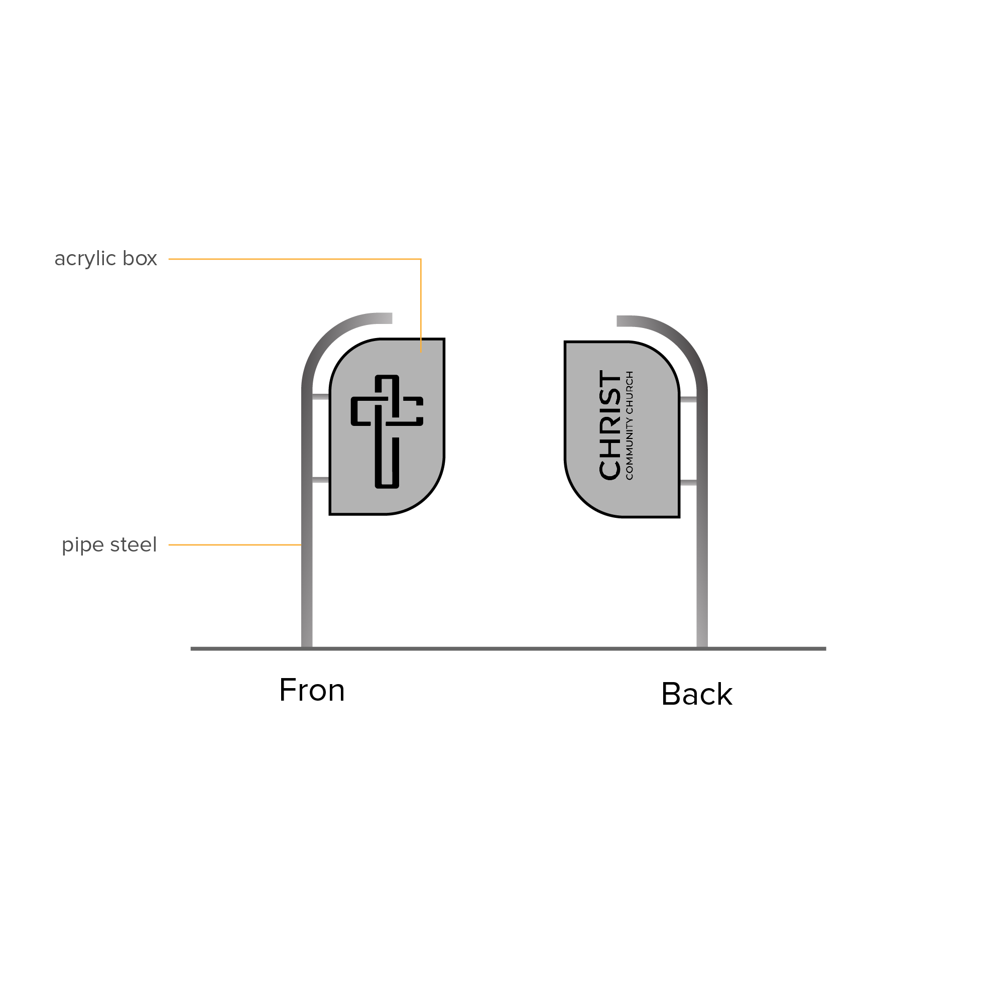 Signage Design by WATER ROCK for this project | Design #34236794