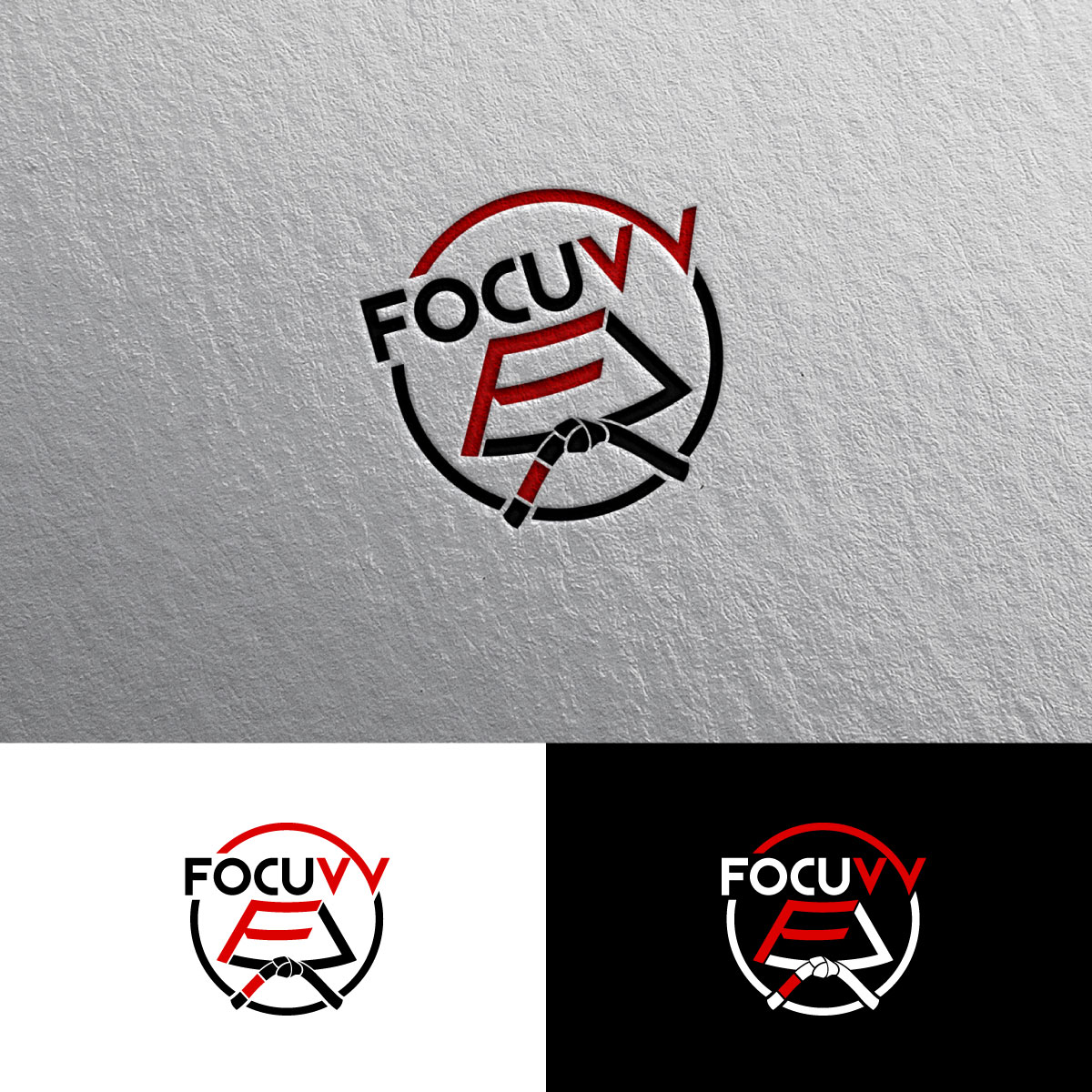 Logo Design by chris Ray for Focuvv Fightwear | Design #34187744