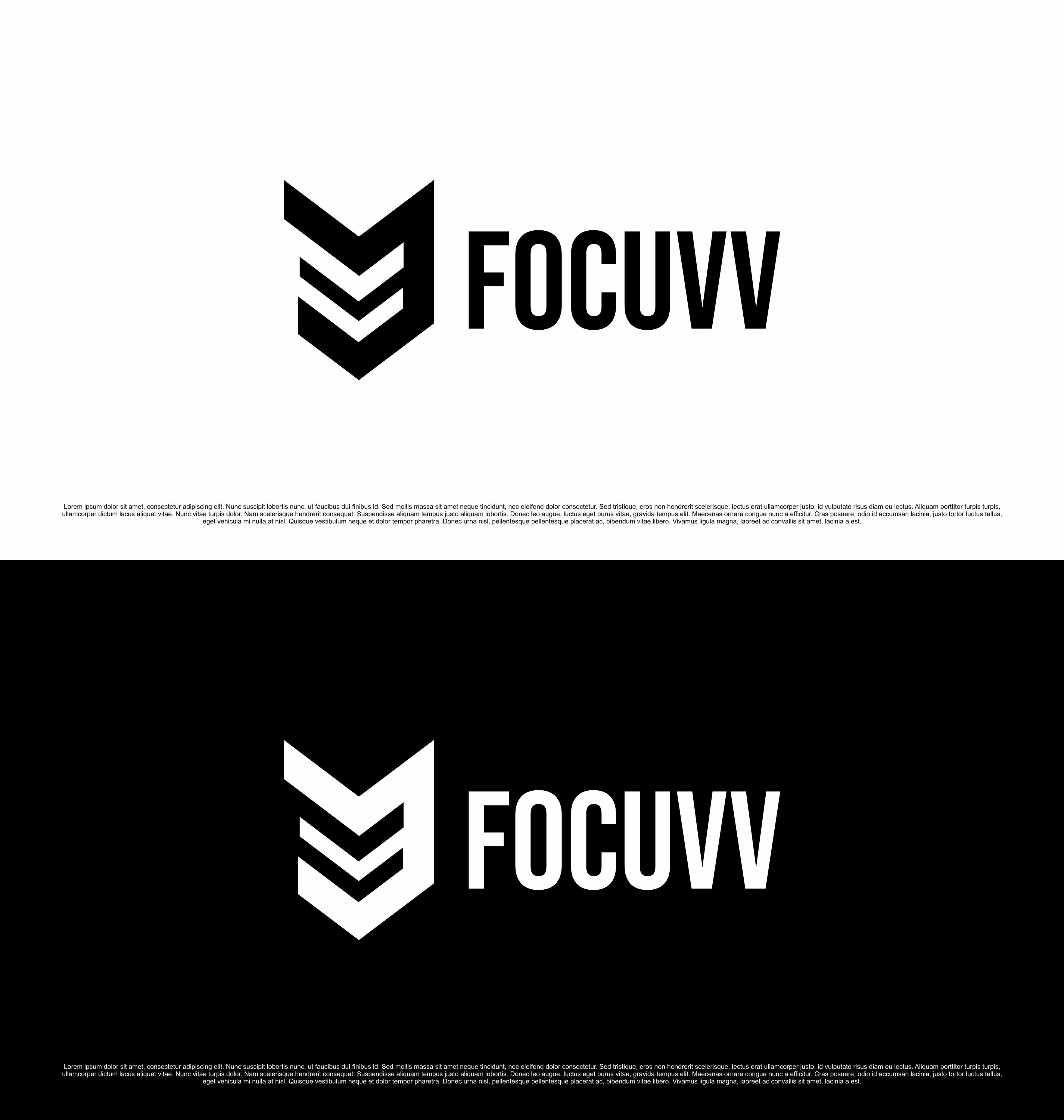 Logo Design by saesean for Focuvv Fightwear | Design #34196661